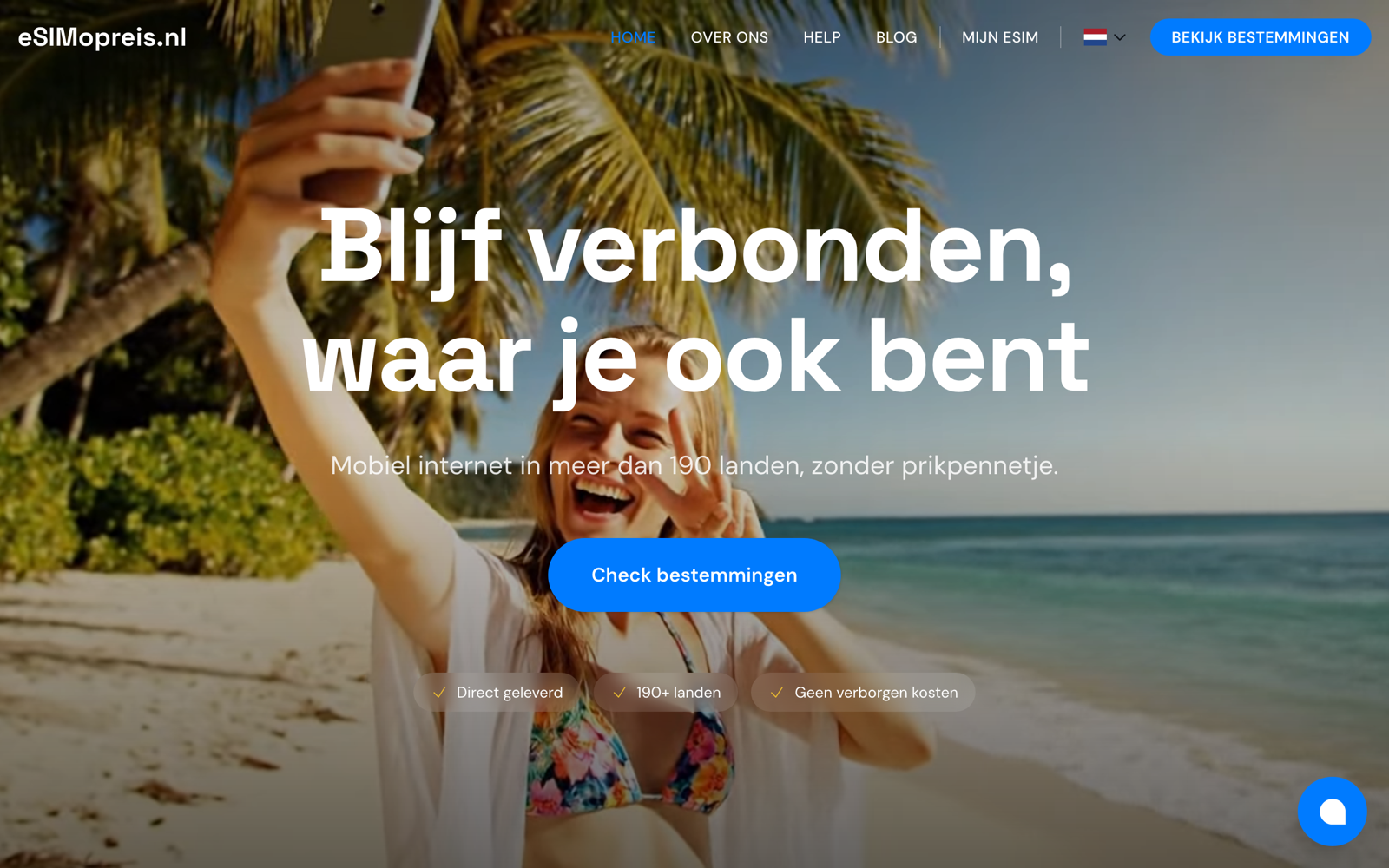 eSIM op reis storefront